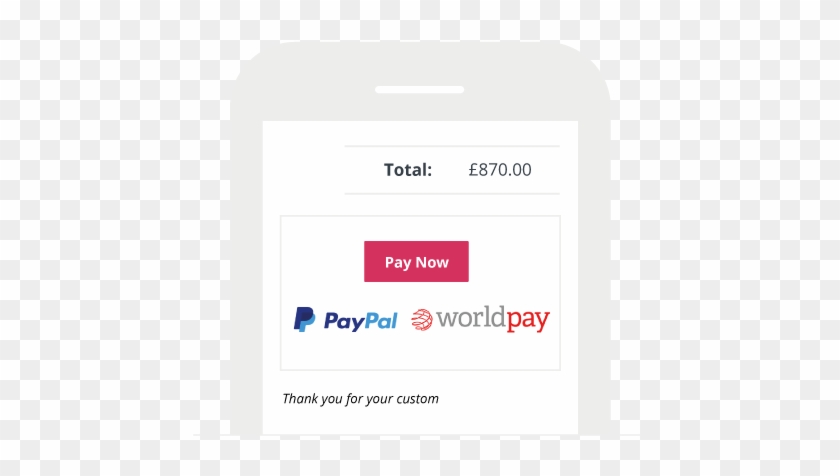 Pay Now Invoice - Paypal Clipart #4223277