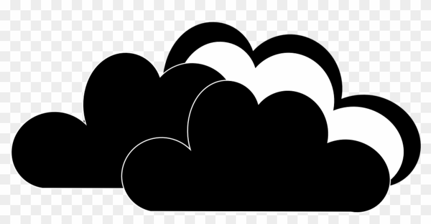 Awan Hitam Png - Nubes Blanco Y Negro Png Clipart #4223510
