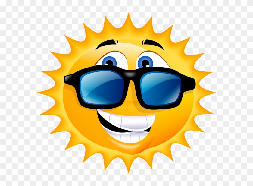 Soleil En Png - Cartoon Sun With Sunglasses Clipart #4223575