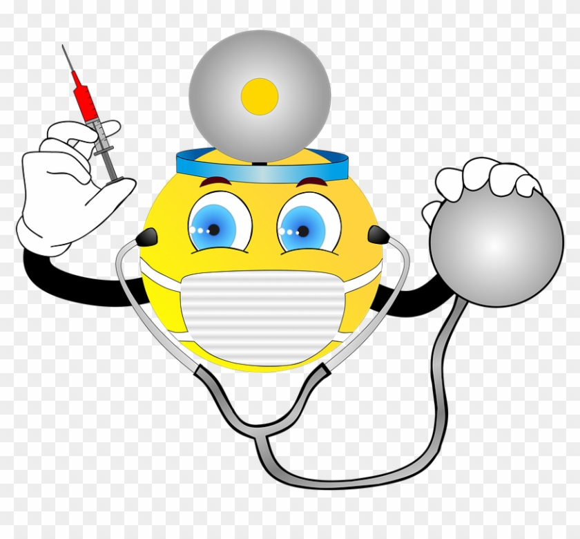 Médico, Médica, Seringa, Investigação, Vacinação Clipart