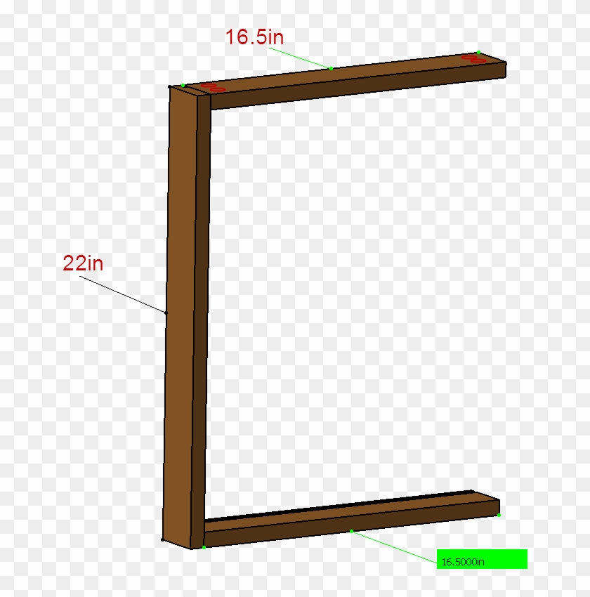 Assemble The Top And Bottom Boards To One Side - Wood Clipart