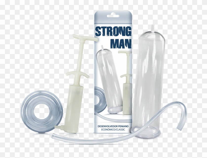 Bomba Peniana Manual Strong Man Clipart