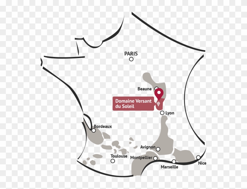 Carte Domaine Versant Du Soleil Clipart