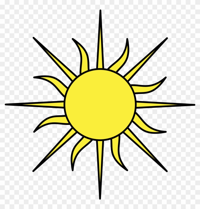 Meuble Héraldique Soleil Non Figuré - Regenerative Blower Working Principle Clipart #4223966