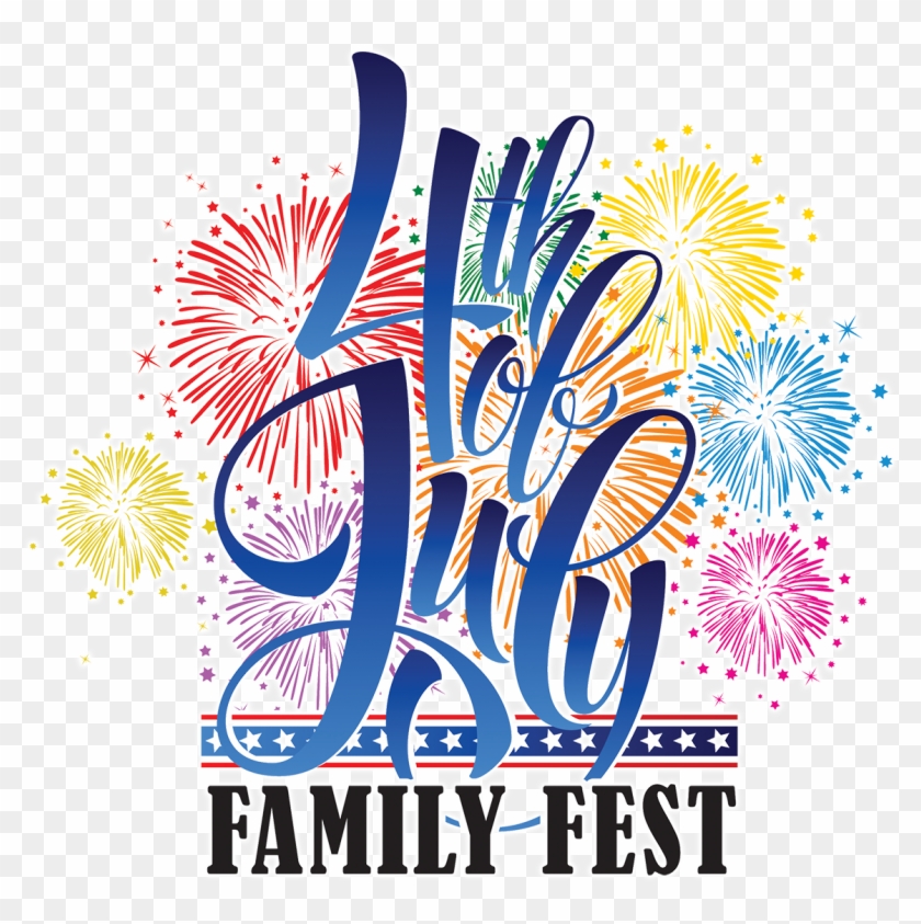 Jul - Fireworks With White Background Clipart