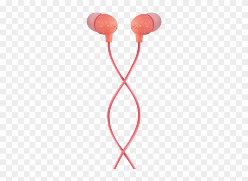 Little Bird Peach - Black Marley Headphones Clipart