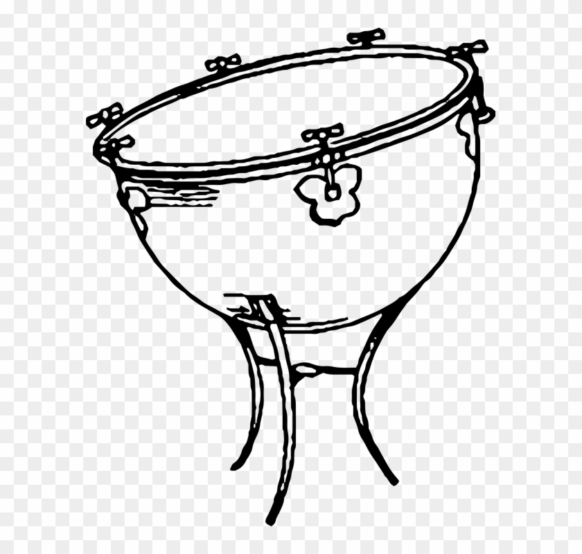 Tambor, Choque, Instrumento Musical, Música - Sketch Clipart