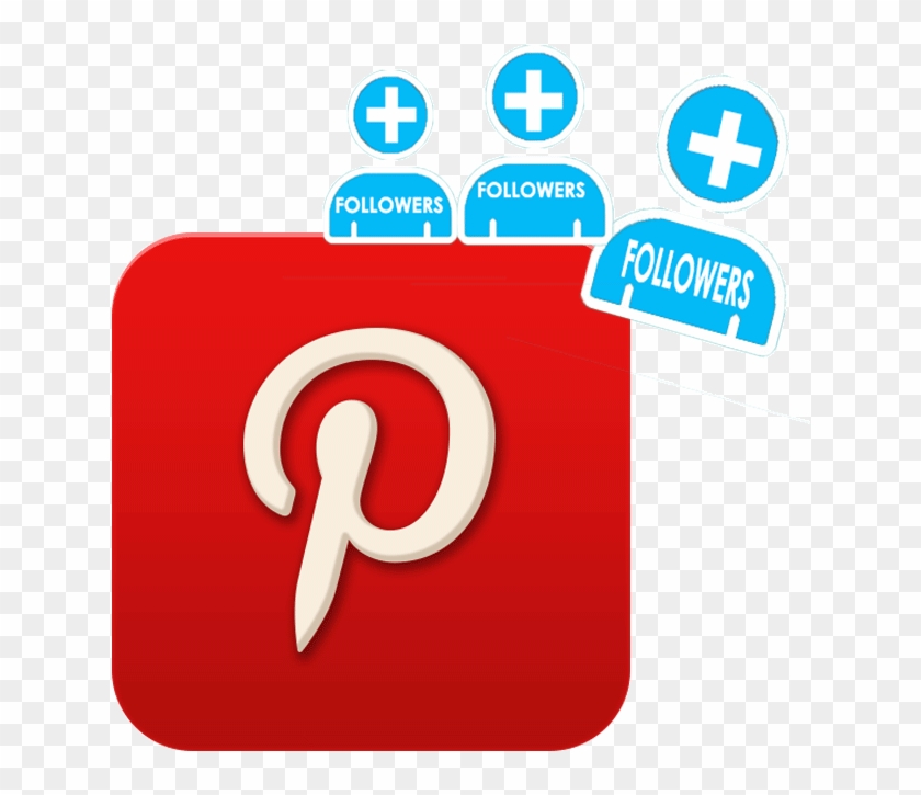Pin Interest Followers - Logo Black Clipart #4224666