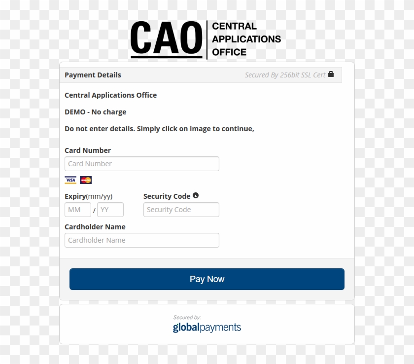 Payment Screen - Cao Demo Application Clipart #4224830