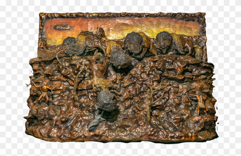 Art Depicting Western Historical Scenes And Figures, - Bronze Sculpture Clipart #4225011