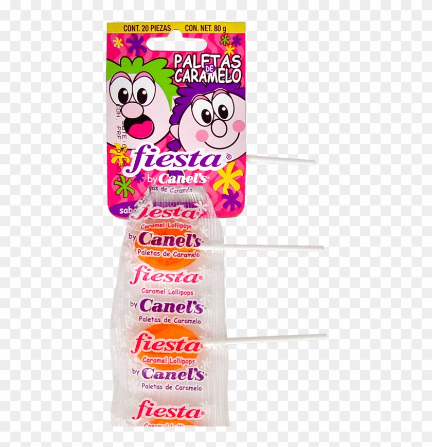 Canels Fiesta Tira Lollipops Candies 50/20/3 - Canels Clipart #4225133