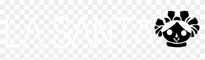 La Santa La Santa - Line Art Clipart