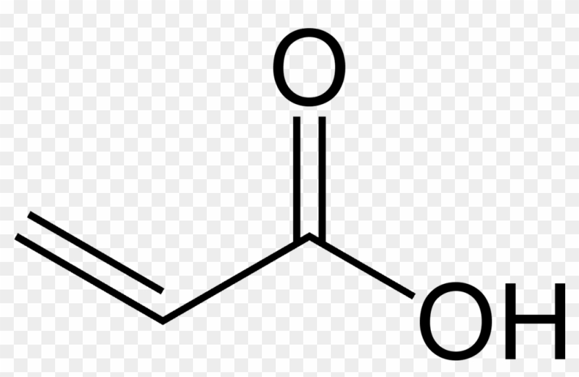 File - Acrylic Ac - Structural Formula Of Lactic Acid Clipart