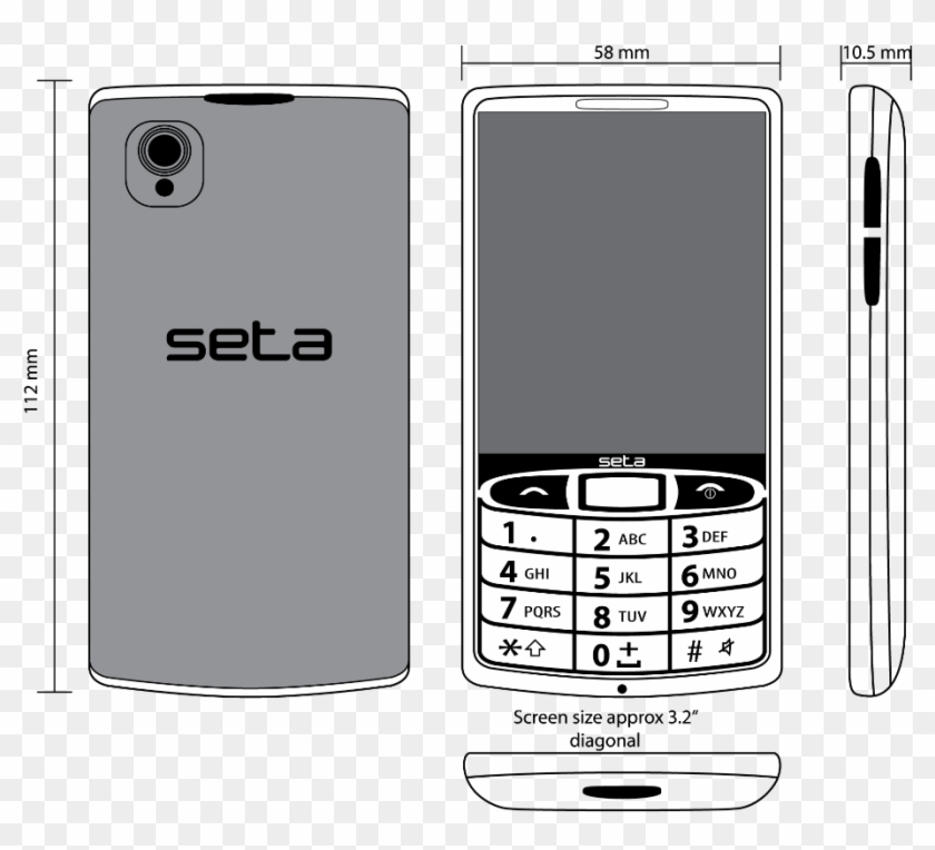 3d Design By Tm Kreatif For Axiom Telecom - Feature Phone Clipart