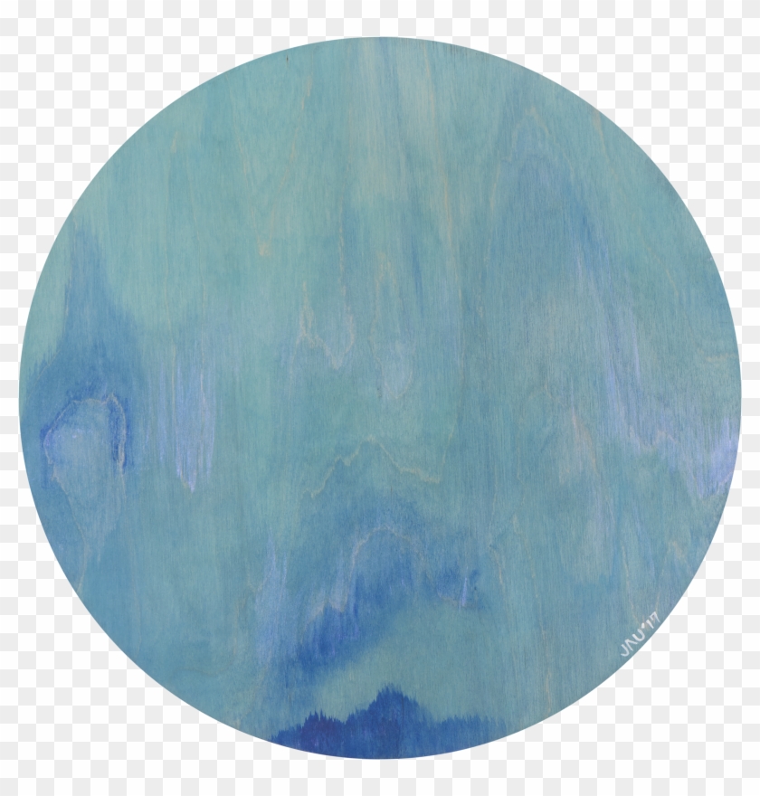Into The Deep Jau Goh Painting Acrylic On Wood - Circle Clipart #4225951