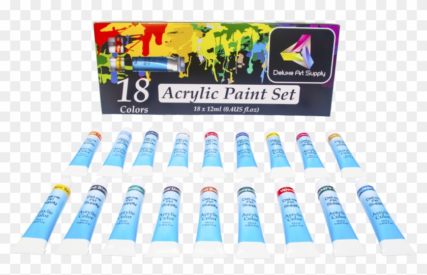 Deluxe Art Supply Acrylic Paint Sets Are Everything - Car Clipart #4226187