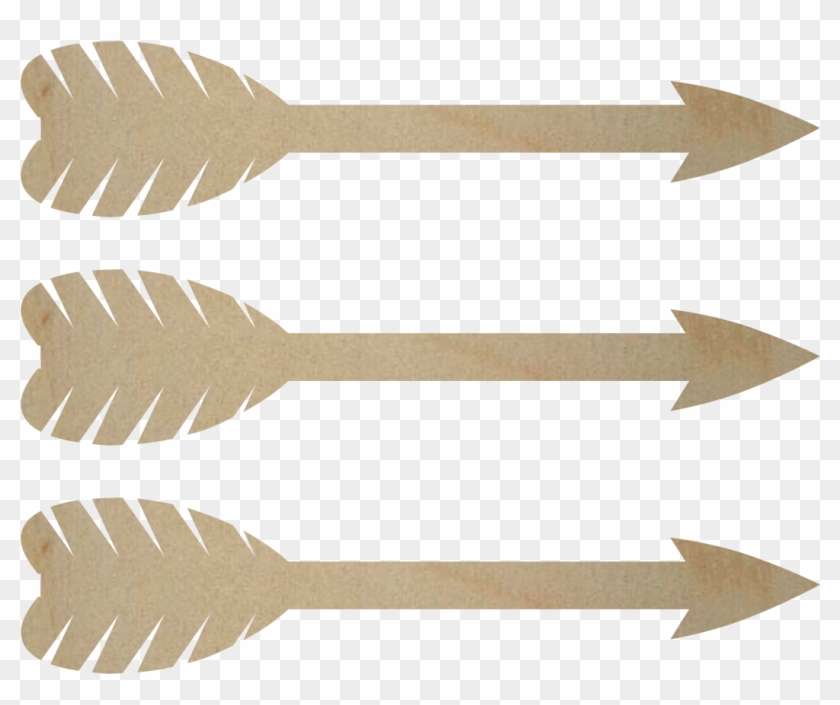 Wooden Arrow Shape Clipart