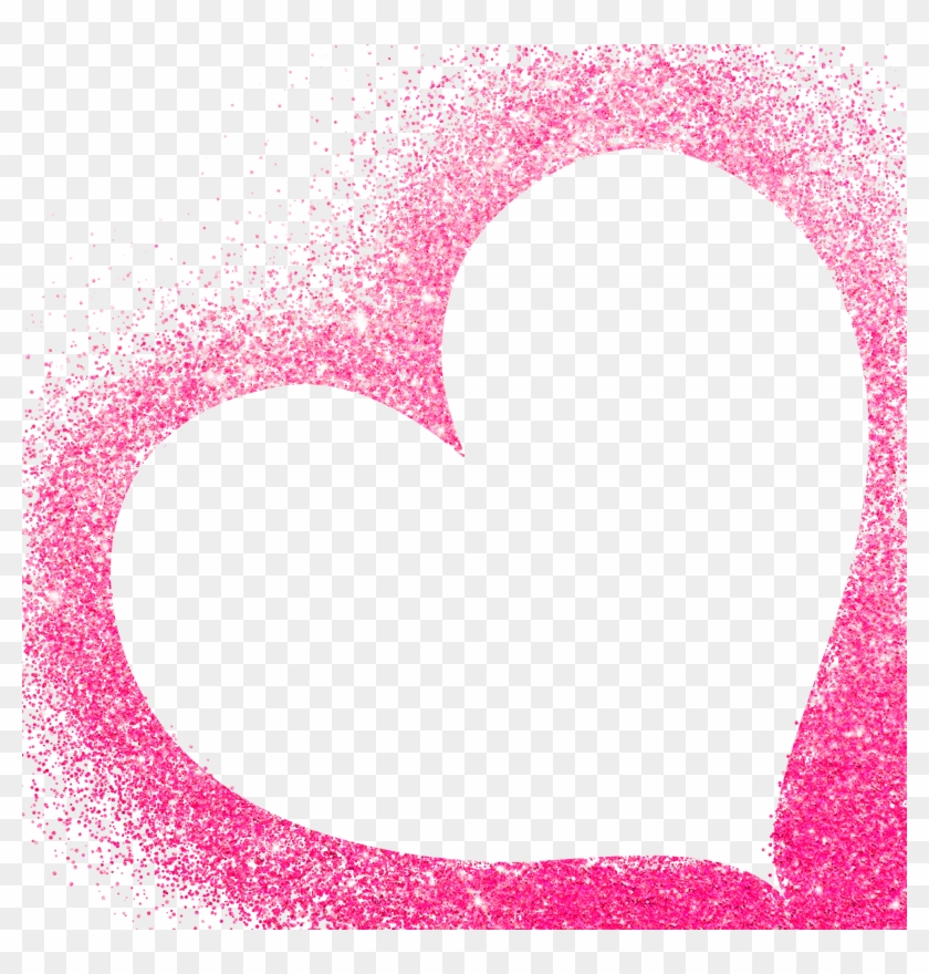 Heart Frames Glitter Pink Valentines Love Freetoedit Clipart #4226930