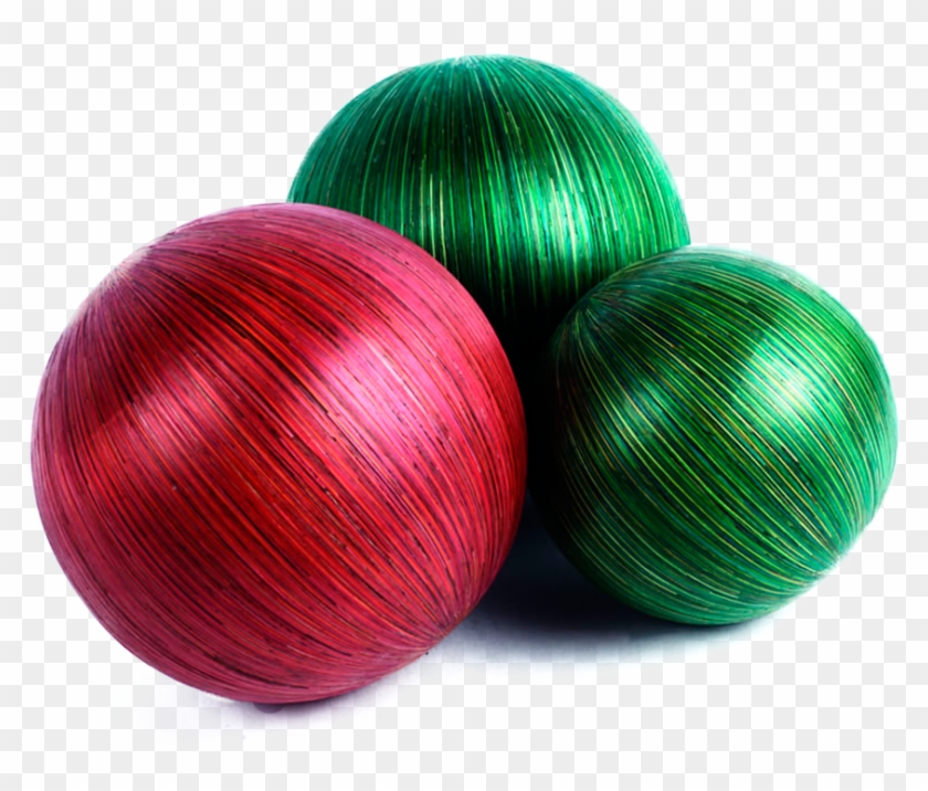 Juego De Esferas En Tamo - Cuadro En Tamo Pasto Clipart