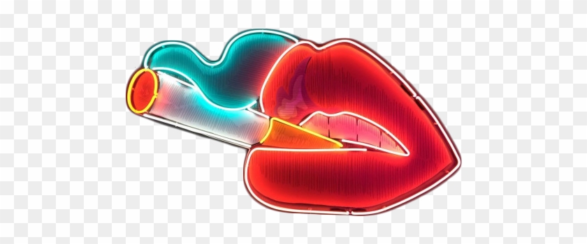 #no #labios #rojo #cigarrillo #cigarro #fumar #fumo - Lips Png Clipart #4227414