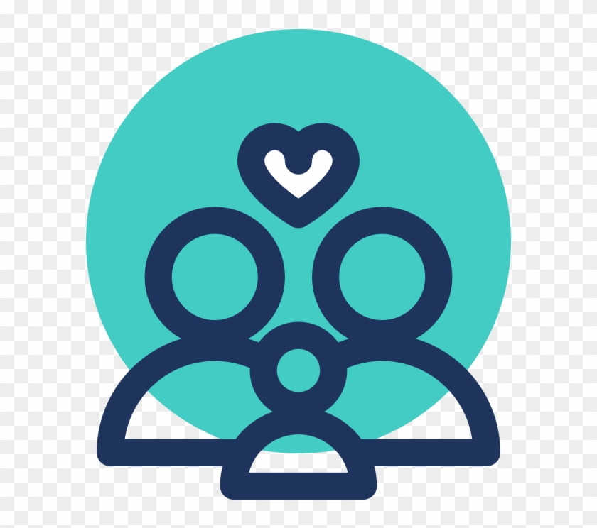 Circle Picture Of Family , Png Download - Símbolo Icone Amizade Clipart