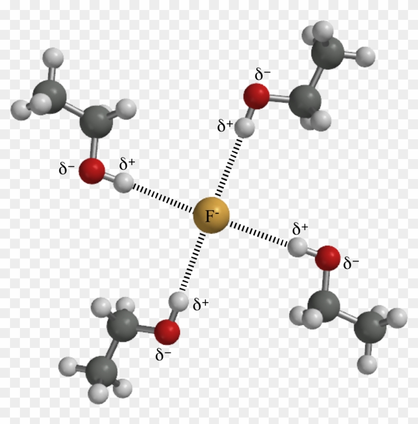 Chemistry Hydrogen Bonding Clipart #4227554