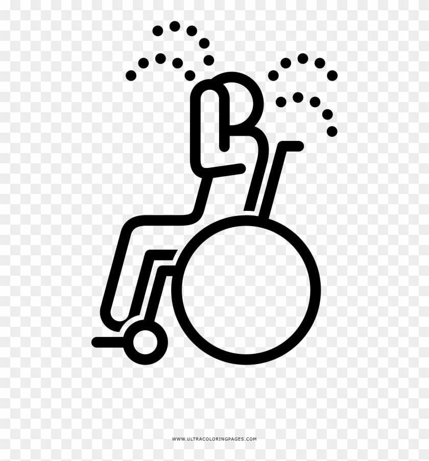 Crying Coloring Page - Superheroe En Silla De Ruedas Clipart