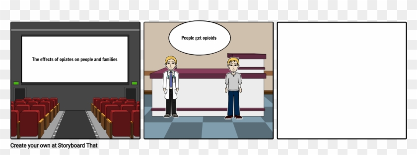 Select Format To Print This Storyboard - Opioids Effect On People Clipart #4227944