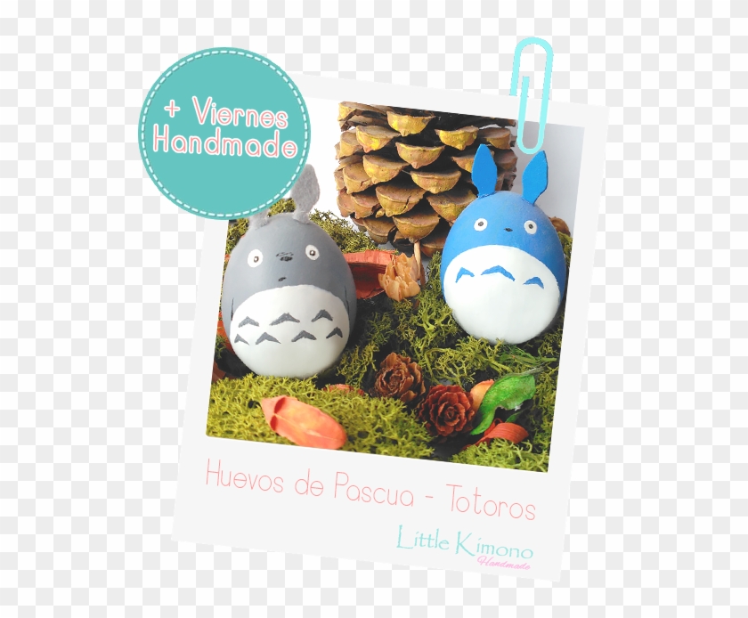 Huevos De Pascua Totoros - Egg Clipart