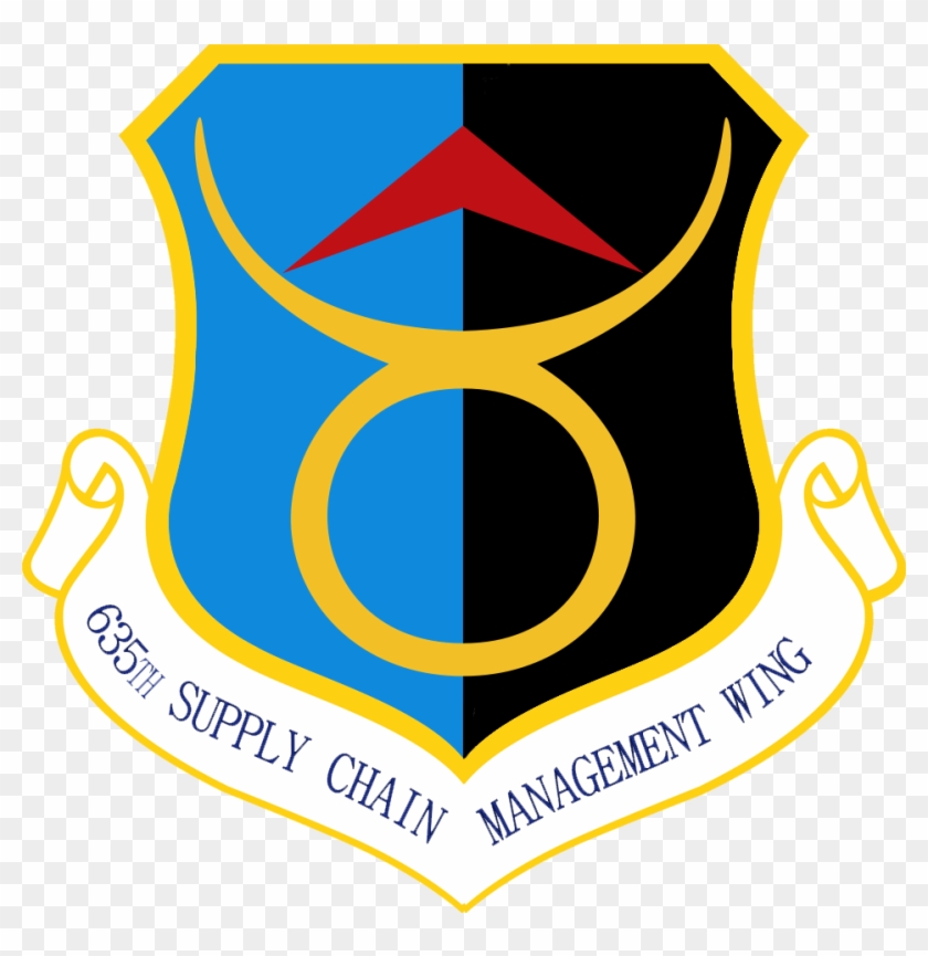 635th Supply Chain Management Wing Emblem - Headquarters Air Force Logo Clipart #4228985