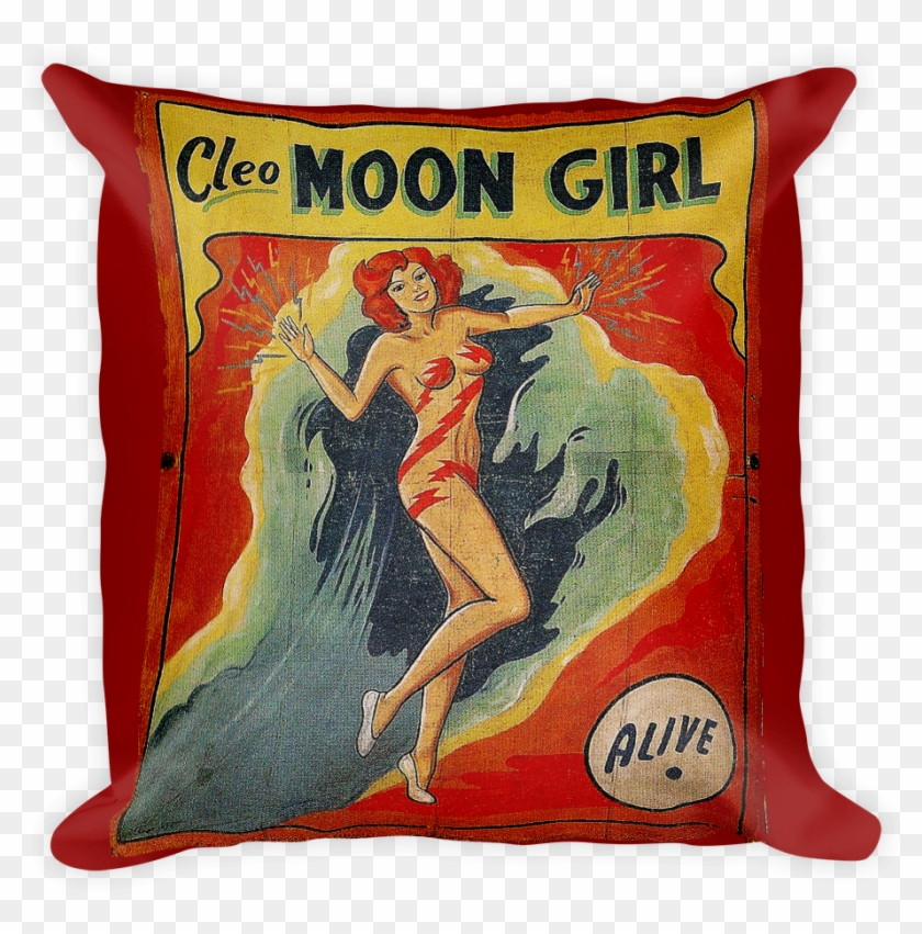 Antique Double Sided Freak Show Side Show Banner Pinup - Fred Johnson Painting Banner Clipart #4229853