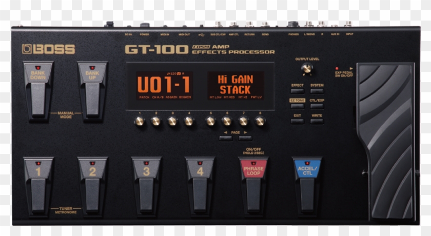 Gt-100 Ver - - Boss Gt 100 Clipart #4230031