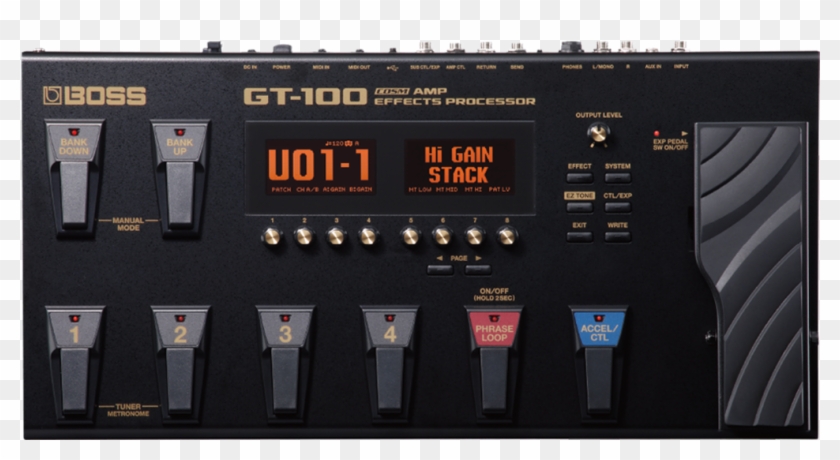 Gt-100 Ver - - Boss Gt 100 Clipart