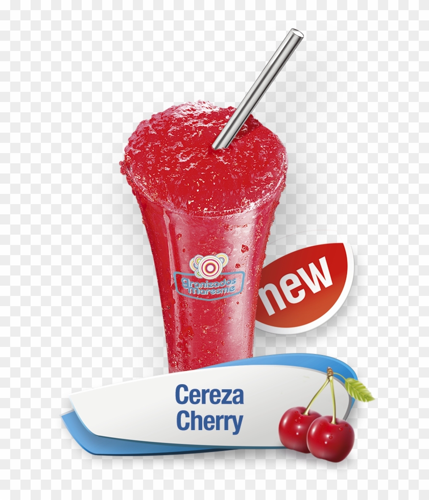 Cereza-01 - Frozen Carbonated Beverage Clipart #4230340