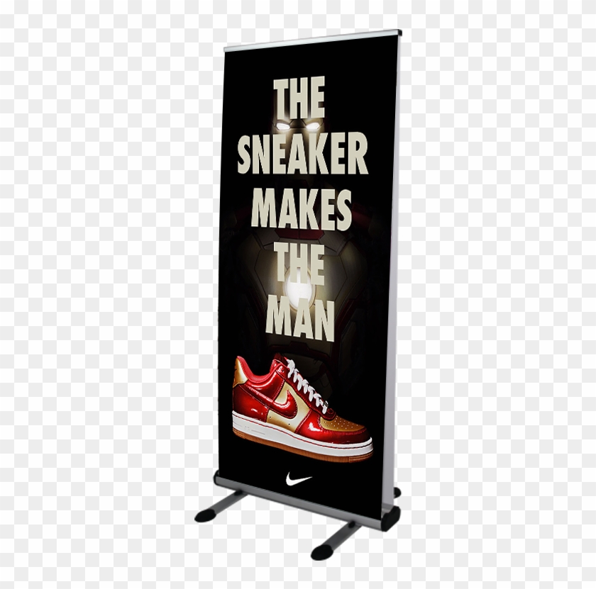 Banner Stand For Indoor And Outdoor Use - Lcd Tv Clipart #4230605