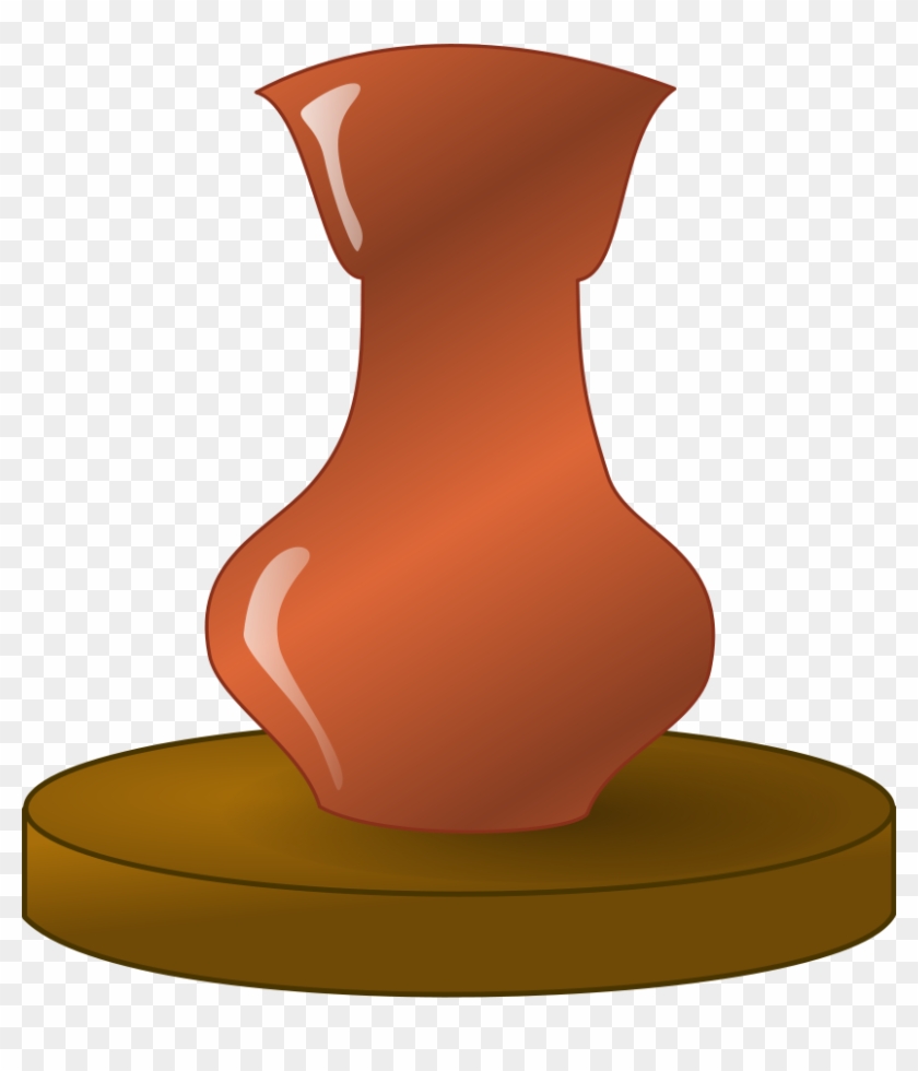 Pottery Ceramics Vase Pot - Ceramic Pot Clip Art - Png Download