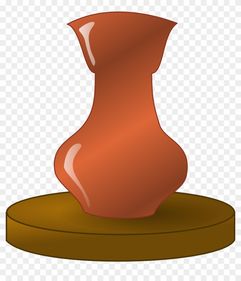 Pottery Ceramics Vase Pot - Ceramic Pot Clip Art - Png Download #4230626
