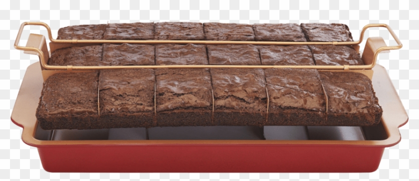 Asotv Red Copper Brownie Bonanza Pan - Chocolate Clipart