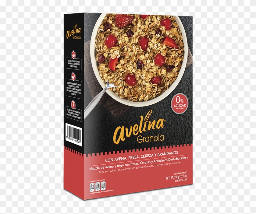 Avelina Granola Avena, Fresa, Cereza Y Arándanos - Granola Miel Avena Avelina Clipart #4231069