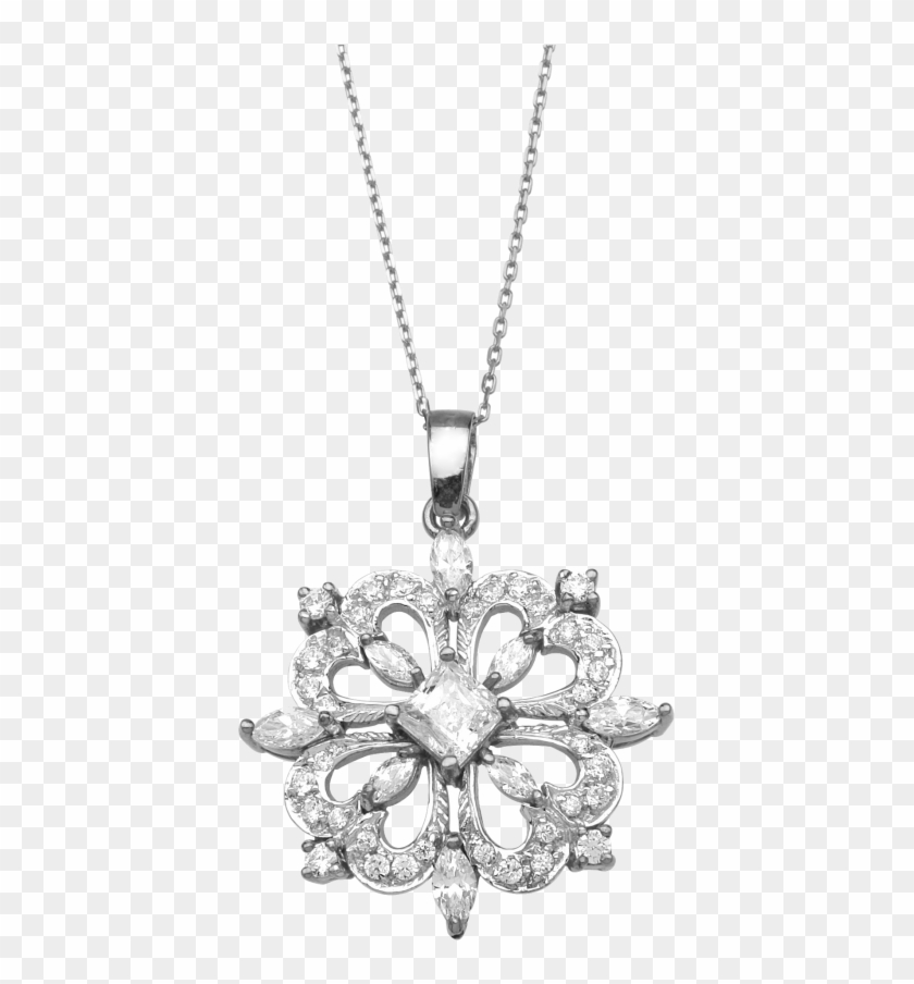 Rococo Flare Necklace - Locket Clipart