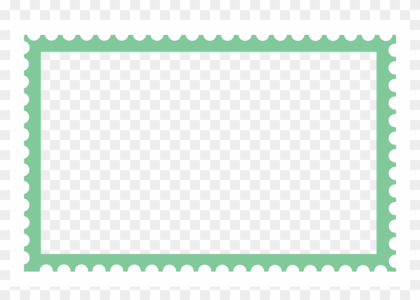 Large Stamp Stamp Border Long Stamp Border Stamp - Stamp Border Png Clipart
