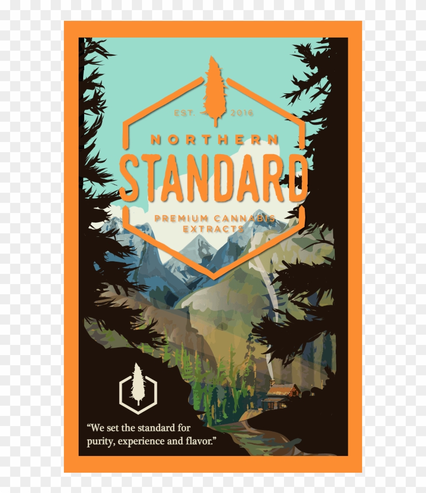 Vintage Illustrated Northern Standard Frontier Postcard - Flyer Clipart #4231742