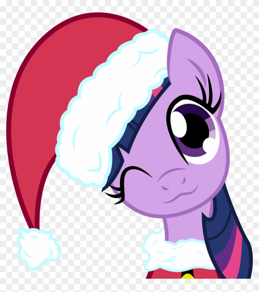 Drawn Santa Hat Invisible Background - Pony Friendship Is Magic Christmas Clipart #4231747
