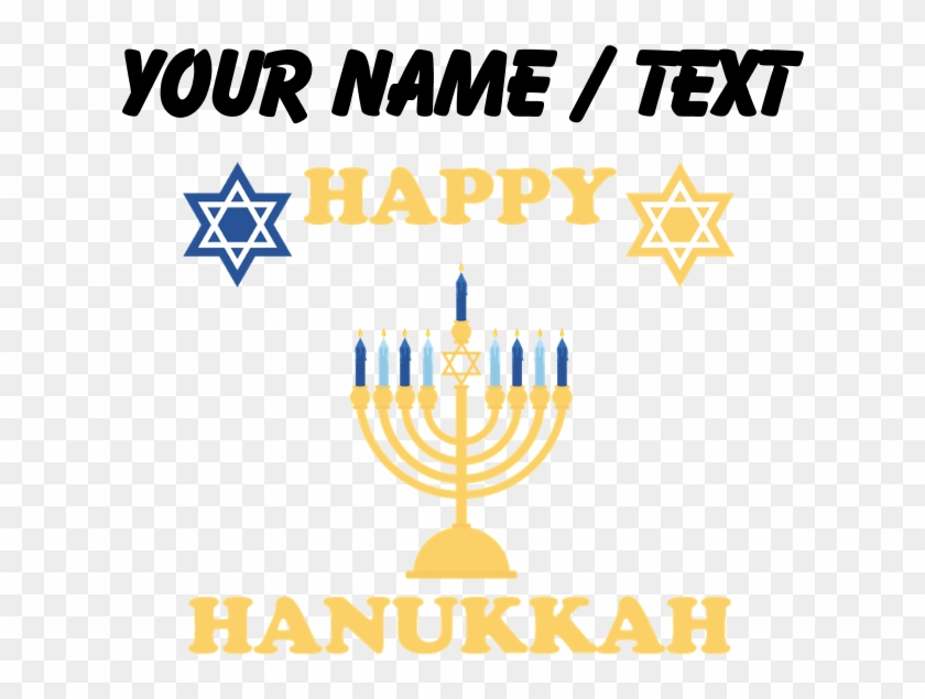 Custom Happy Hanukkah Tote Bag , Png Download - Hanukkah Clipart