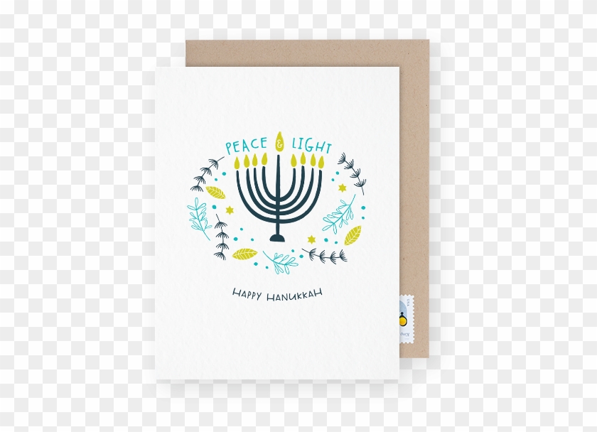 Hanukkah Card - Simple Pun Christmas Card Clipart #4232268