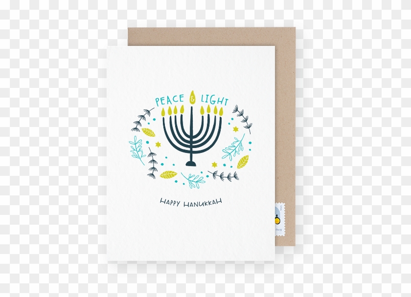 Hanukkah Card - Simple Pun Christmas Card Clipart