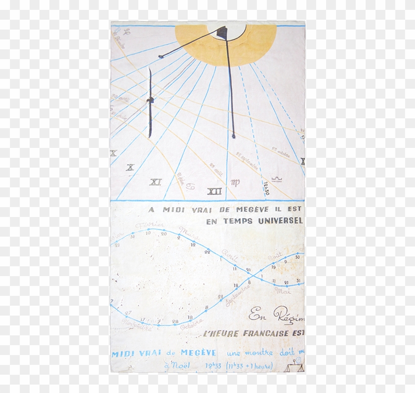 Picture Of Megeve Sundial - Circle Clipart #4232564