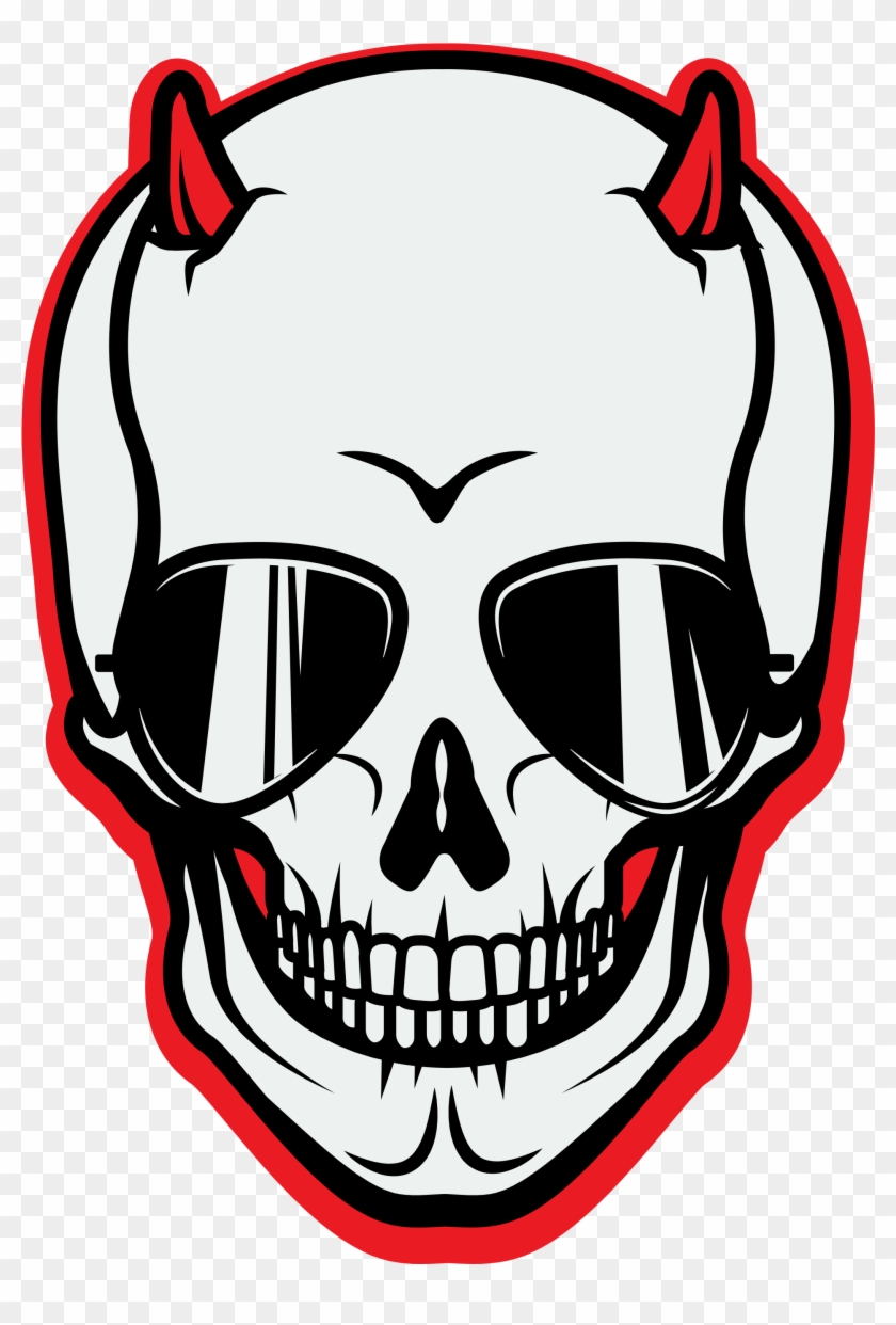 Real Rocker Red Ale - Skull Clipart #4232978