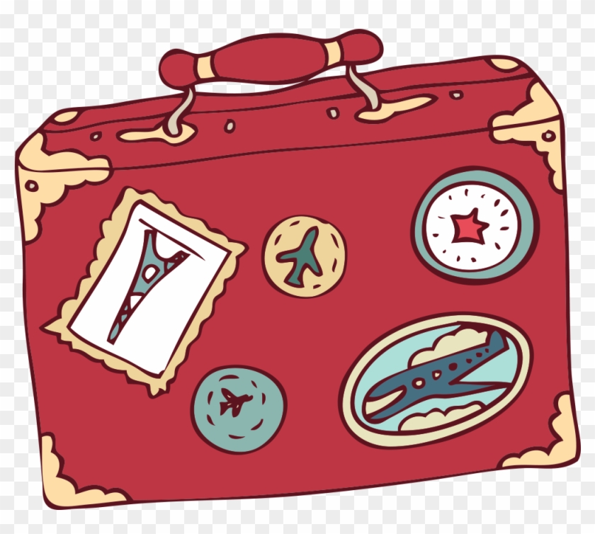 Travel Animation Cartoon Suitcase Free Download Png - Suitcase Animation Clipart