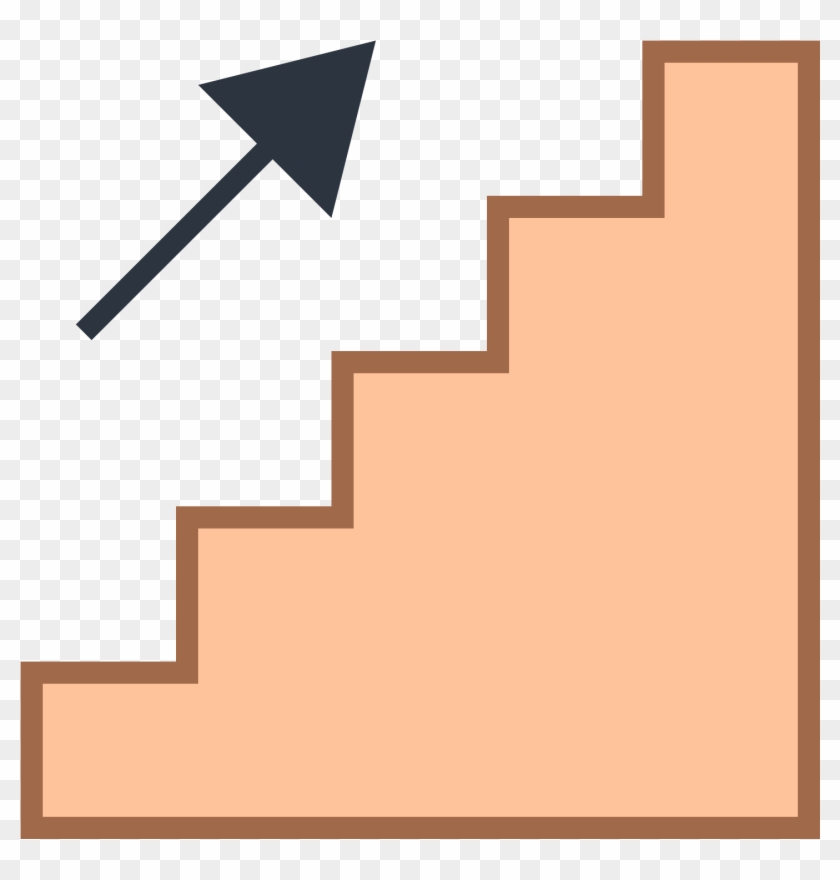 Escalator Staircase Icon Elevator Moving Stock Vector Clipart